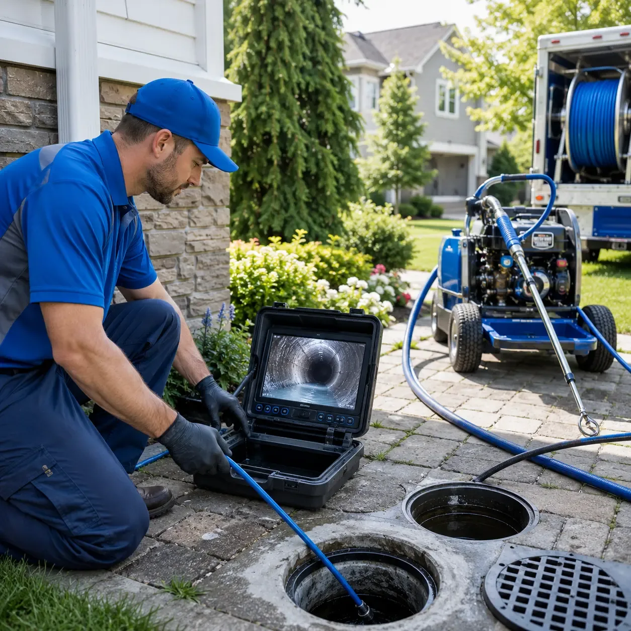 Outdoor drain cleaning professionals serving Greenleaf, KS