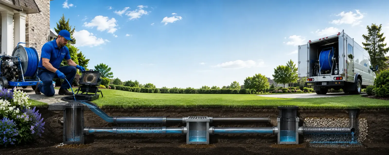 Outdoor drain cleaning information for Greenleaf, KS